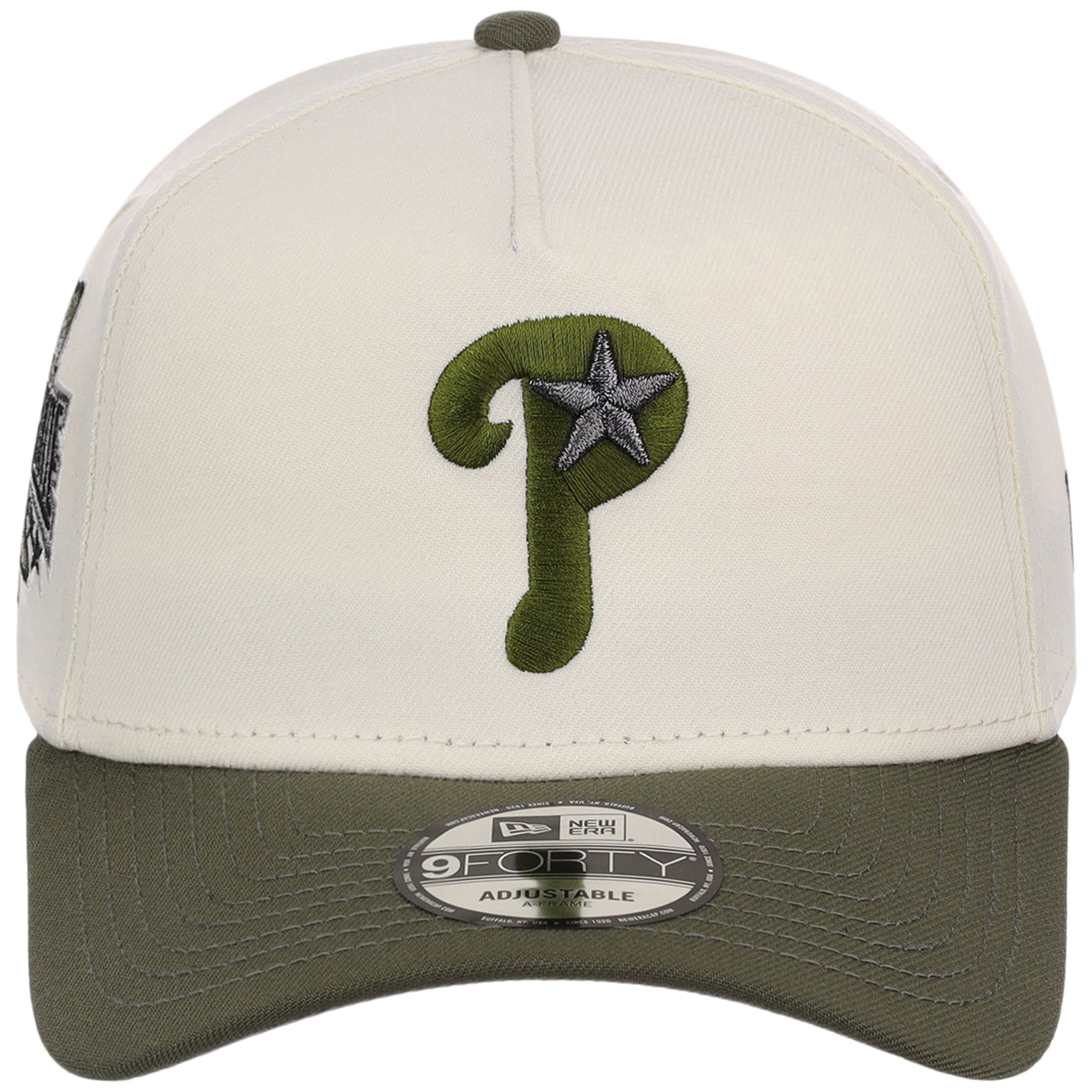 Philadelphia Phillies MLB Chrome Olive New Era 9FORTY