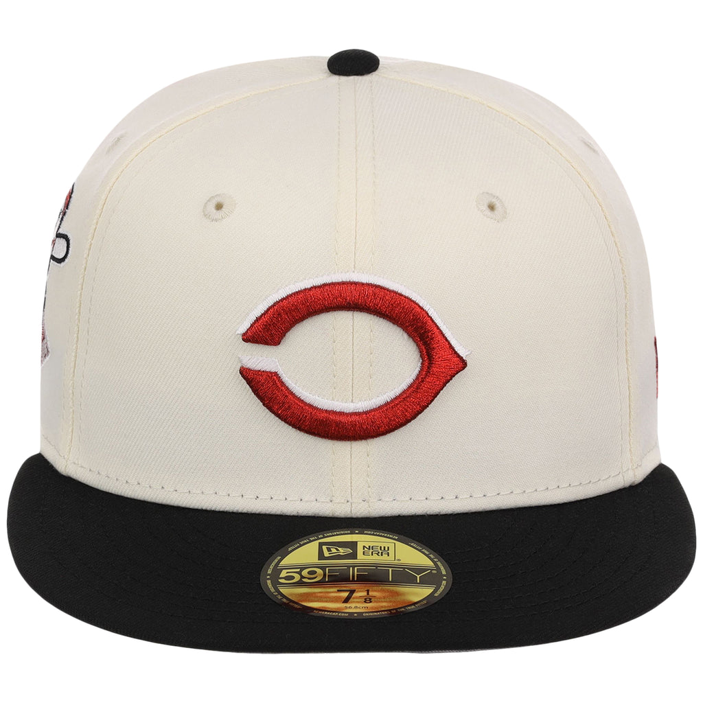 Cincinnati Reds MLB Flipmode 2.0 New Era 59FIFTY (Chrome/Black/Gray)