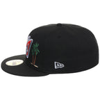 Anaheim Angels Crown the City New Era 59FIFTY Palm Tree (Black/Black/Gray) 1