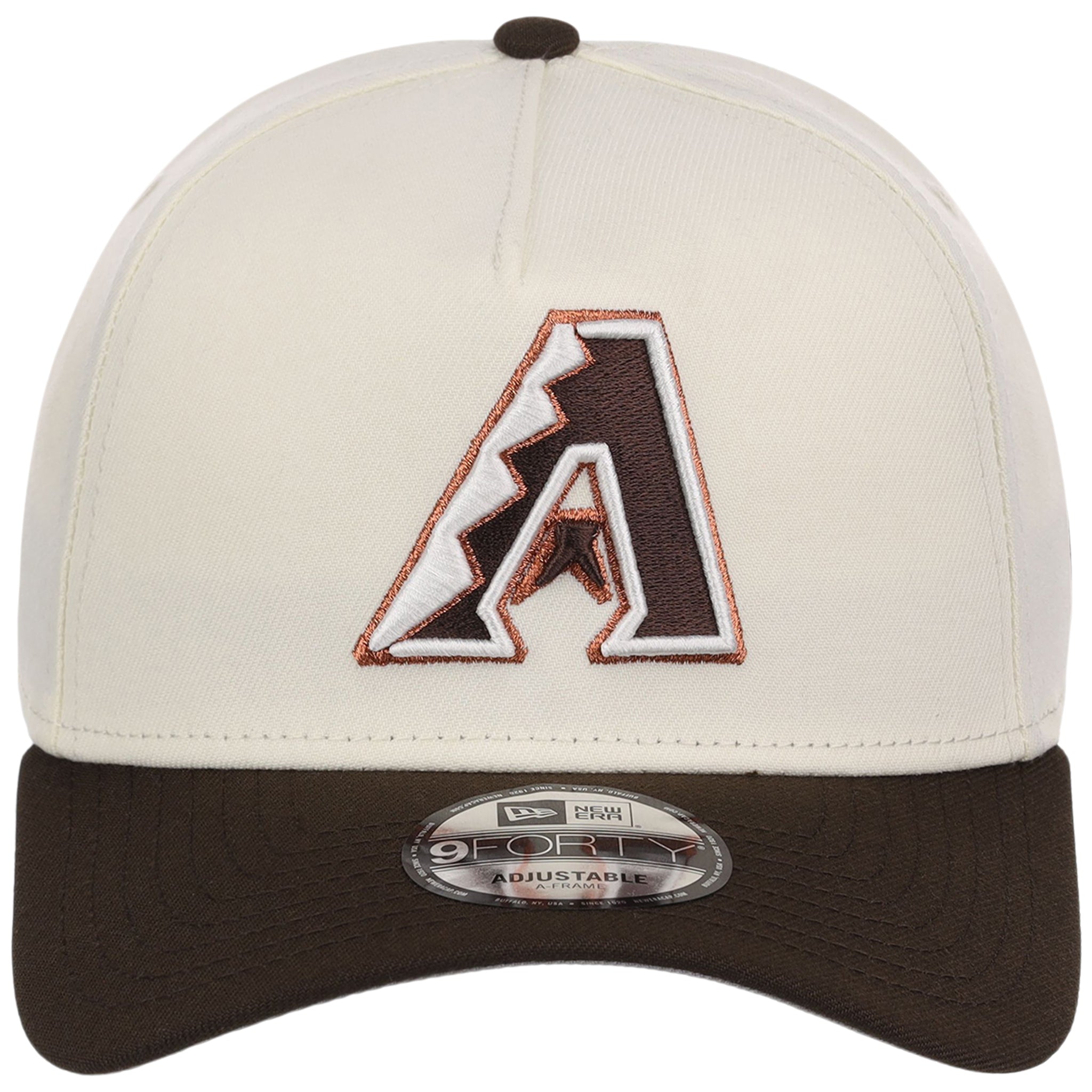 Arizona Diamondbacks MLB Chrome x Burnt Wood FASHION CORE New Era 9FORTY A-Frame