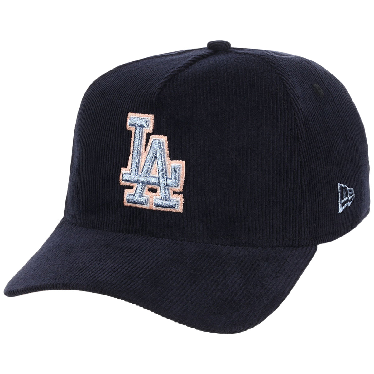 Los Angeles Dodgers MLB Peach Ice Navy Cord New Era 9FORTY A-Frame – 4