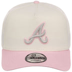 Atlanta Braves MLB Chrome x Pink FASHION CORE New Era 9FORTY A-Frame