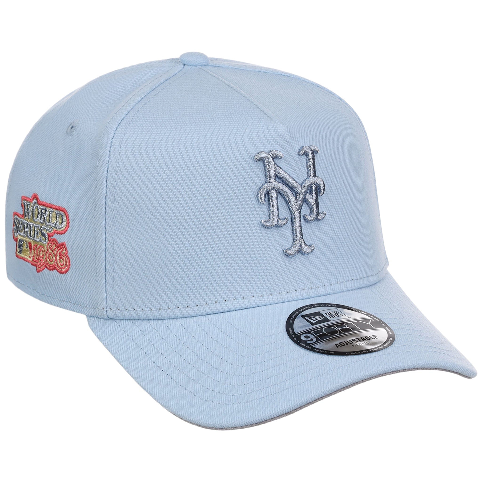 New York Mets MLB Glacial Blue New Era 9FORTY A-Frame