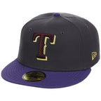 Texas Rangers MLB Midnight Orchid New Era 59FIFTY