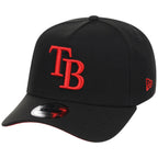 Tampa Bay Rays MLB Black x Red FASHION CORE New Era 9FORTY A-Frame