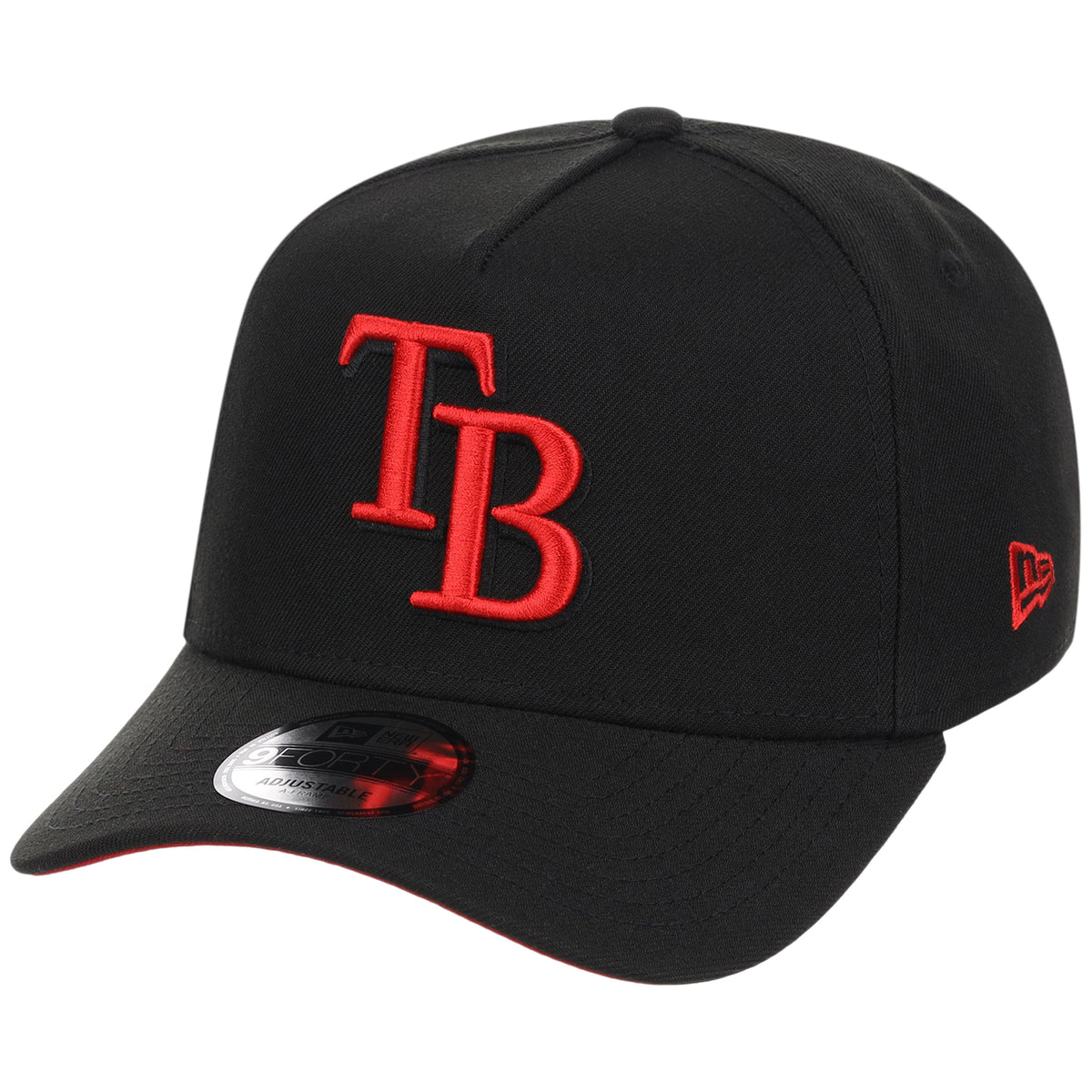 Tampa Bay Rays MLB Black x Red FASHION CORE New Era 9FORTY A-Frame