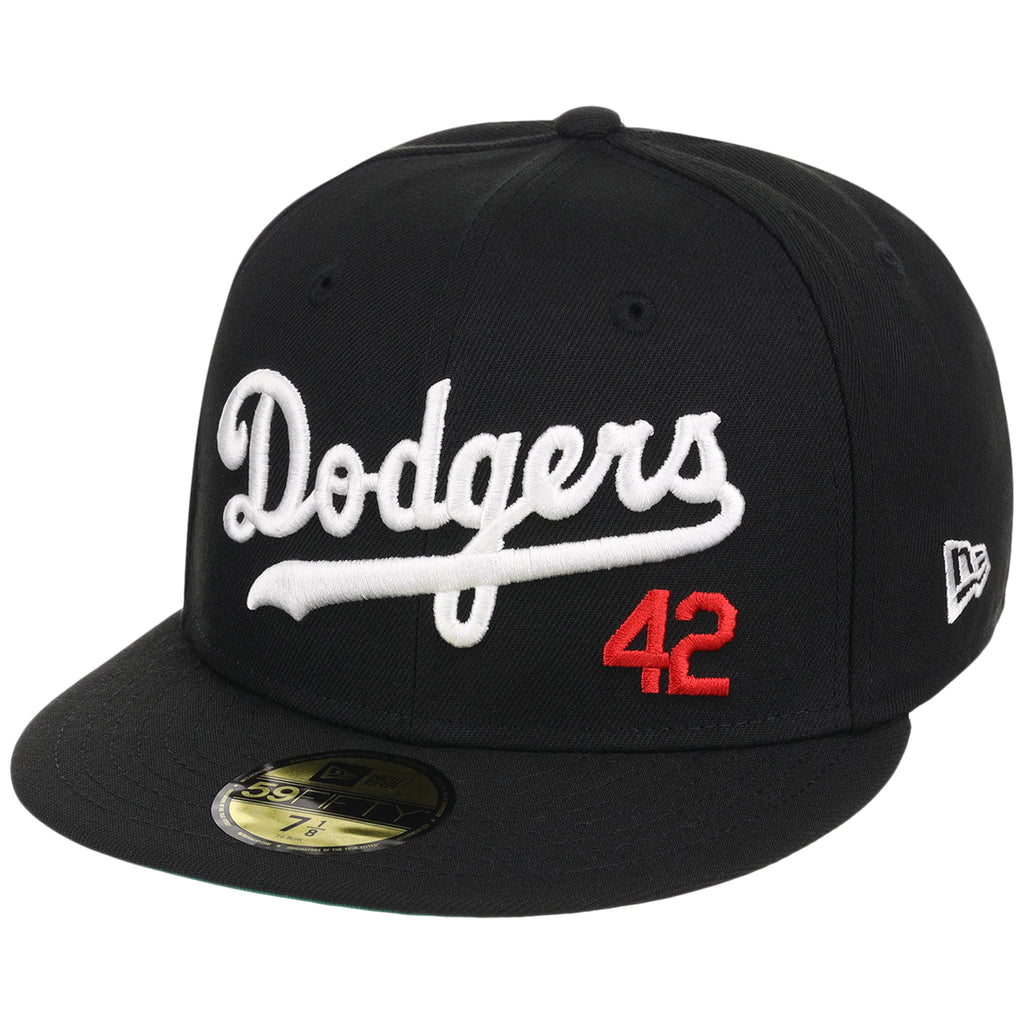 Brooklyn Dodgers Jackie Wordmark #42 (Black/Black) - Brooklyn Takeover Variety Pack