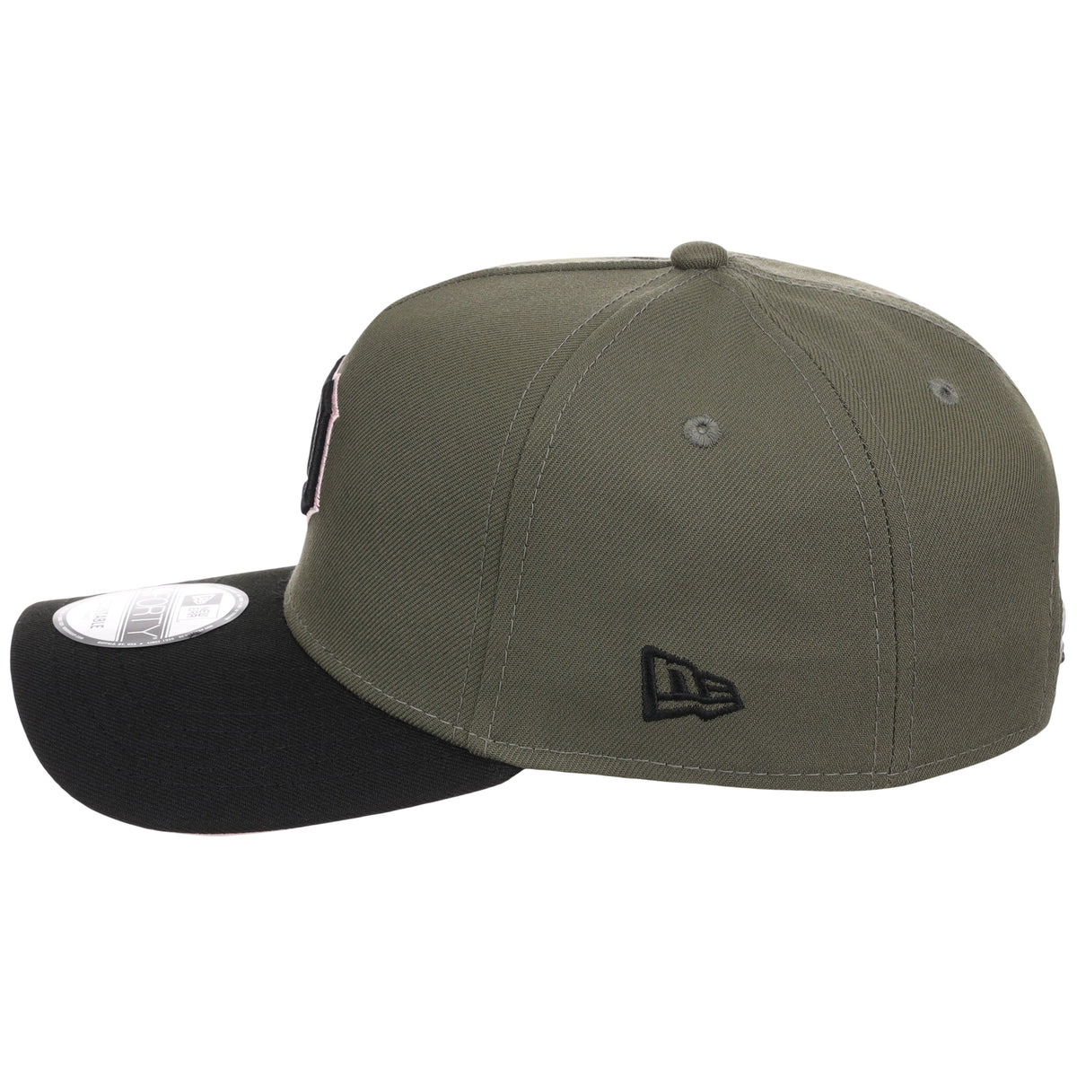 Detroit Tigers MLB Olive x Black & Pink FASHION CORE New Era 9FORTY A-Frame