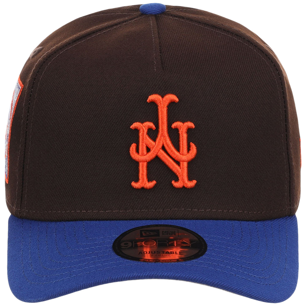 New York Mets MLB Flipmode 2.0 New Era 9FORTY A-Frame (Black/Royal/Gray)