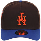 New York Mets MLB Flipmode 2.0 New Era 9FORTY A-Frame (Black/Royal/Gray)