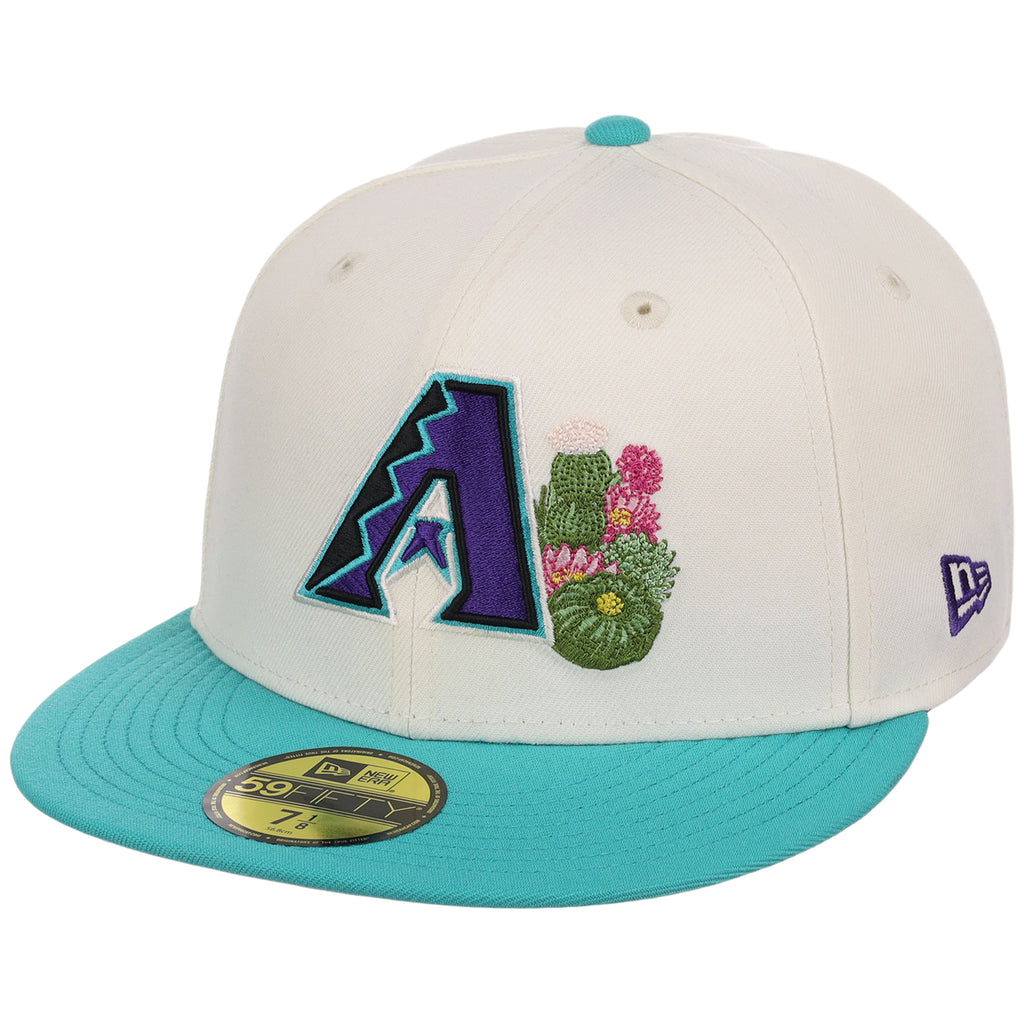 Arizona Diamondbacks Phoenix Crown the City New Era 59FIFTY (Chrome/Teal)