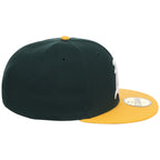 Oakland Athletics MLB Cooperstown Authentic Collection New Era 59FIFTY (Green/Yellow)