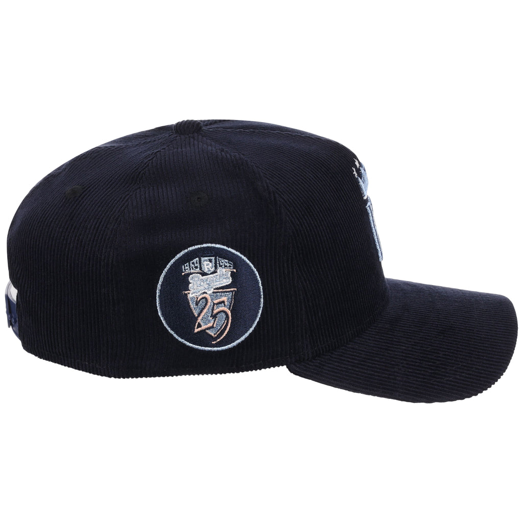 Kansas City Royals MLB Peach Ice Navy Cord New Era 9FORTY A-Frame – 3