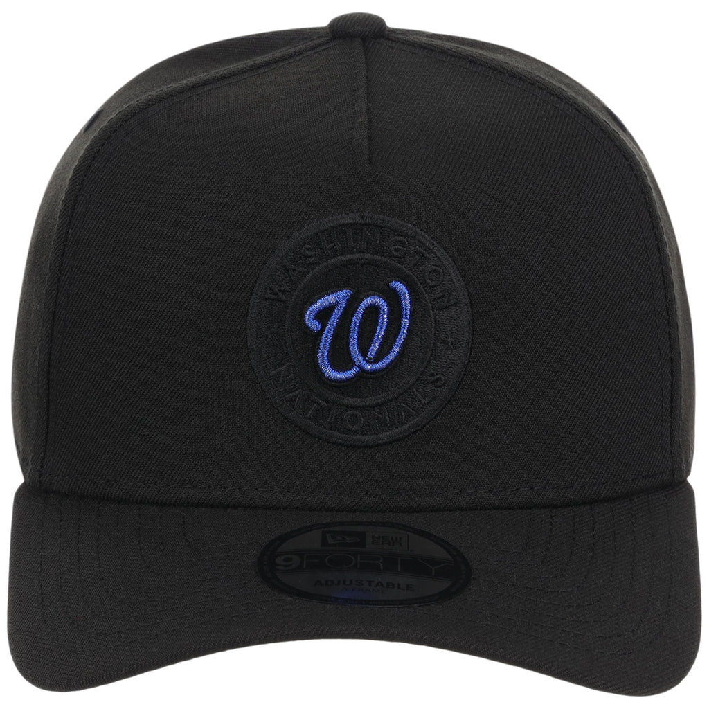 Washington Nationals MLB Black x Royal FASHION CORE New Era 9FORTY A-Frame