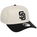 San Diego Padres MLB Chrome x Black FASHION CORE New Era 9FORTY A-Frame
