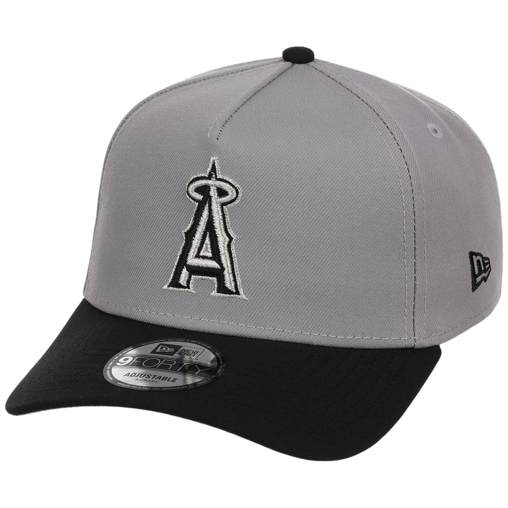 Anaheim Angels MLB Gray x Black FASHION CORE New Era 9FORTY A-Frame