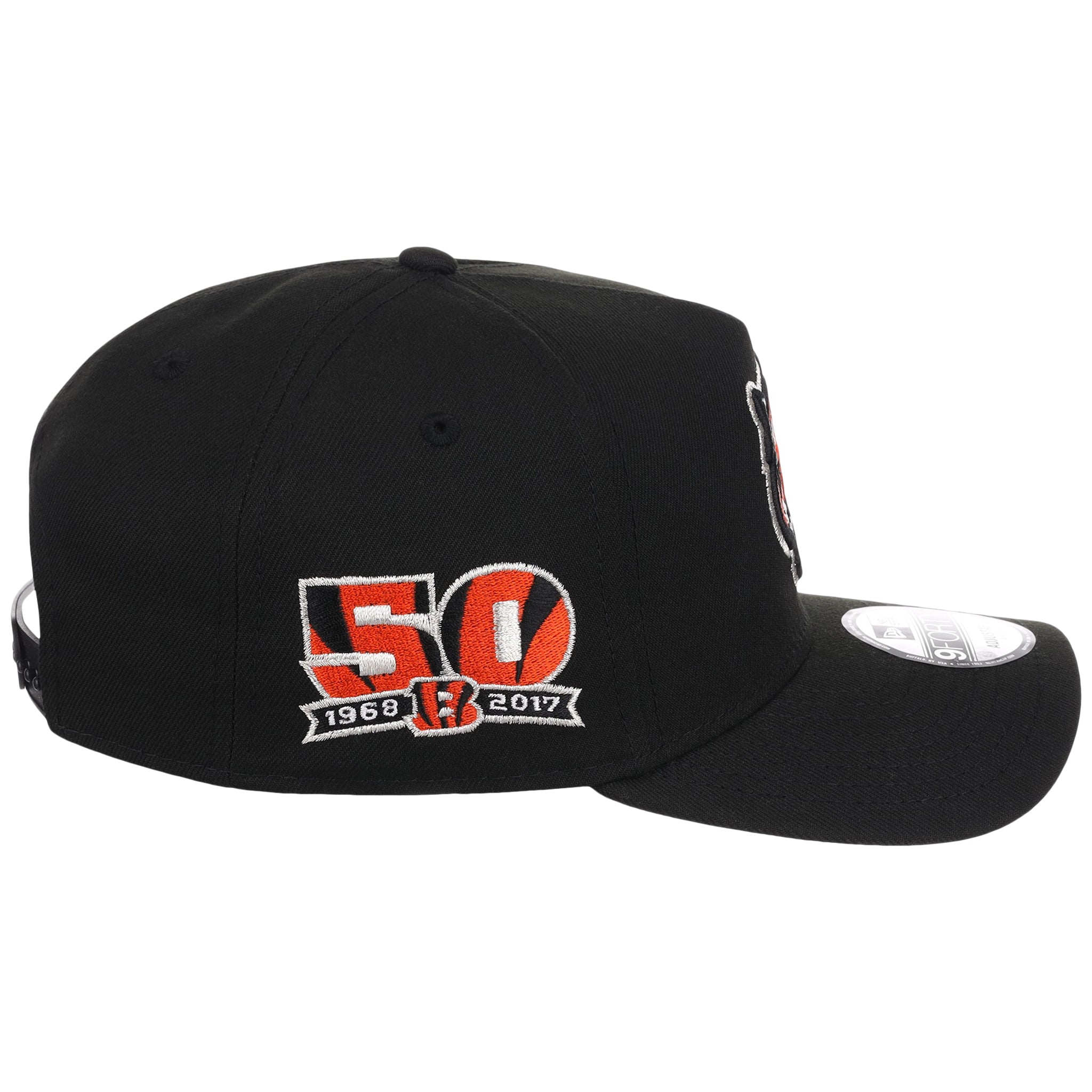 Cincinnati Bengals NFL Black Dome New Era 9FORTY A-Frame