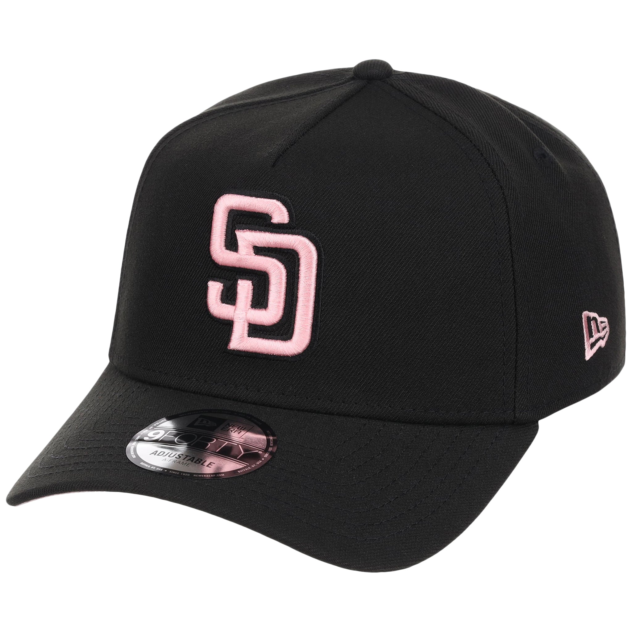 San Diego Padres MLB Black x Pink FASHION CORE New Era 9FORTY A-Frame