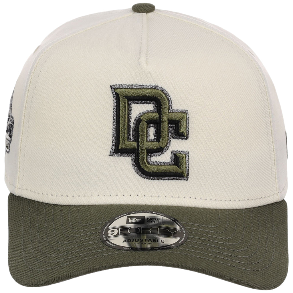 Washington Nationals MLB Chrome Olive New Era 9FORTY