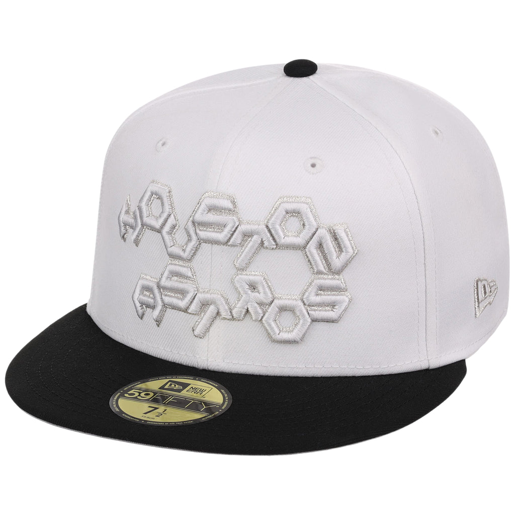 Houston Astros MLB Friday Flux New Era 59FIFTY - White/Black