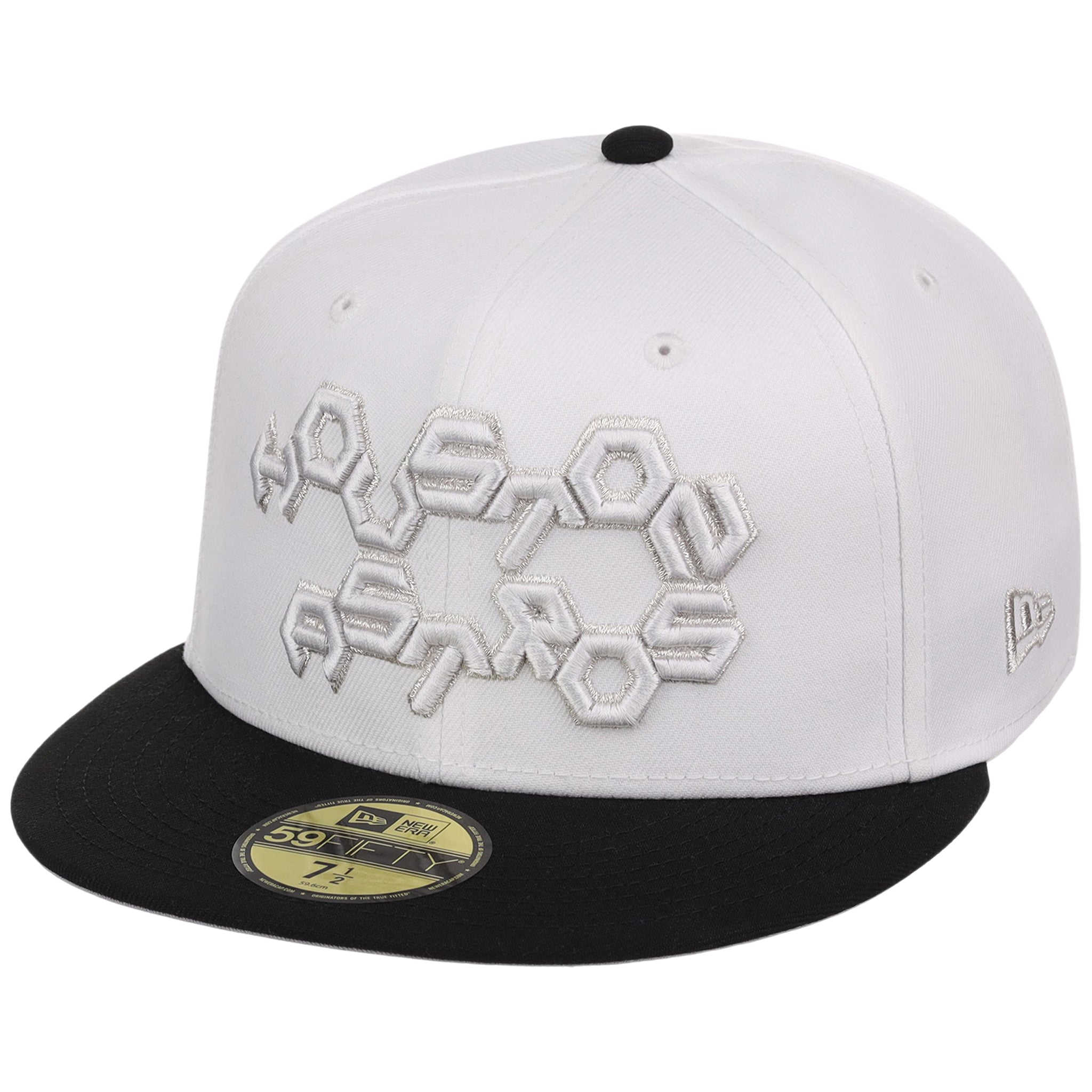 Houston Astros MLB Friday Flux New Era 59FIFTY - White/Black