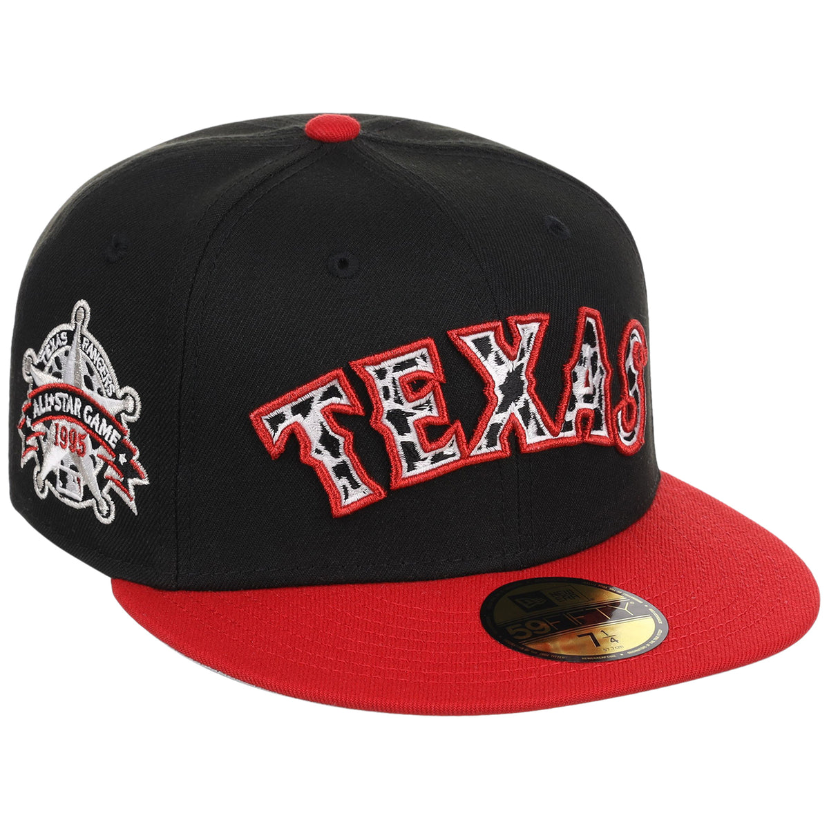 Texas Rangers Lone Star Livestock New Era 59FIFTY (Black/Red)