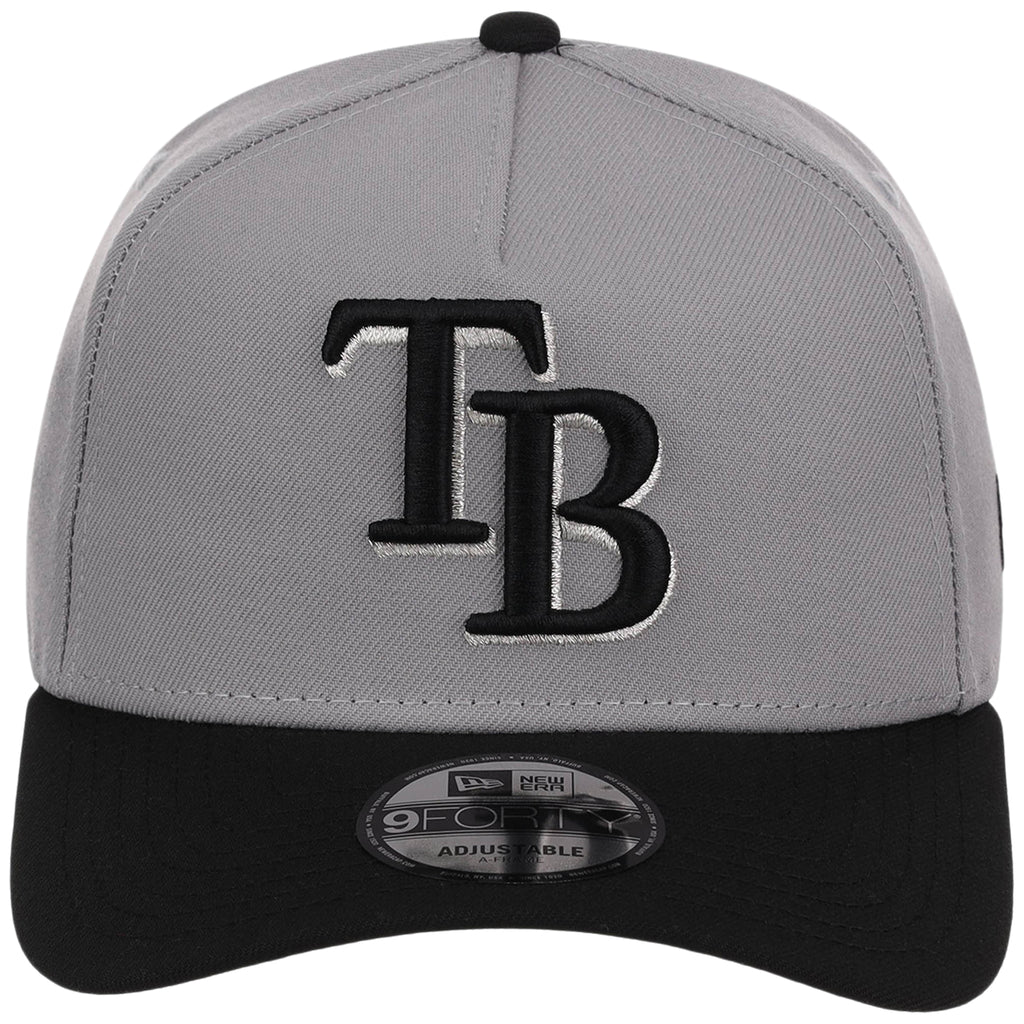 Tampa Bay Rays MLB Gray x Black FASHION CORE New Era 9FORTY A-Frame