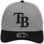 Tampa Bay Rays MLB Gray x Black FASHION CORE New Era 9FORTY A-Frame