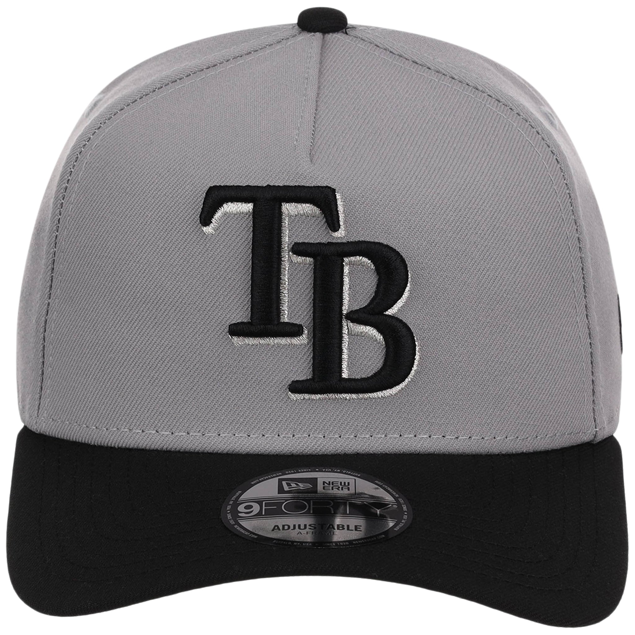 Tampa Bay Rays MLB Gray x Black FASHION CORE New Era 9FORTY A-Frame