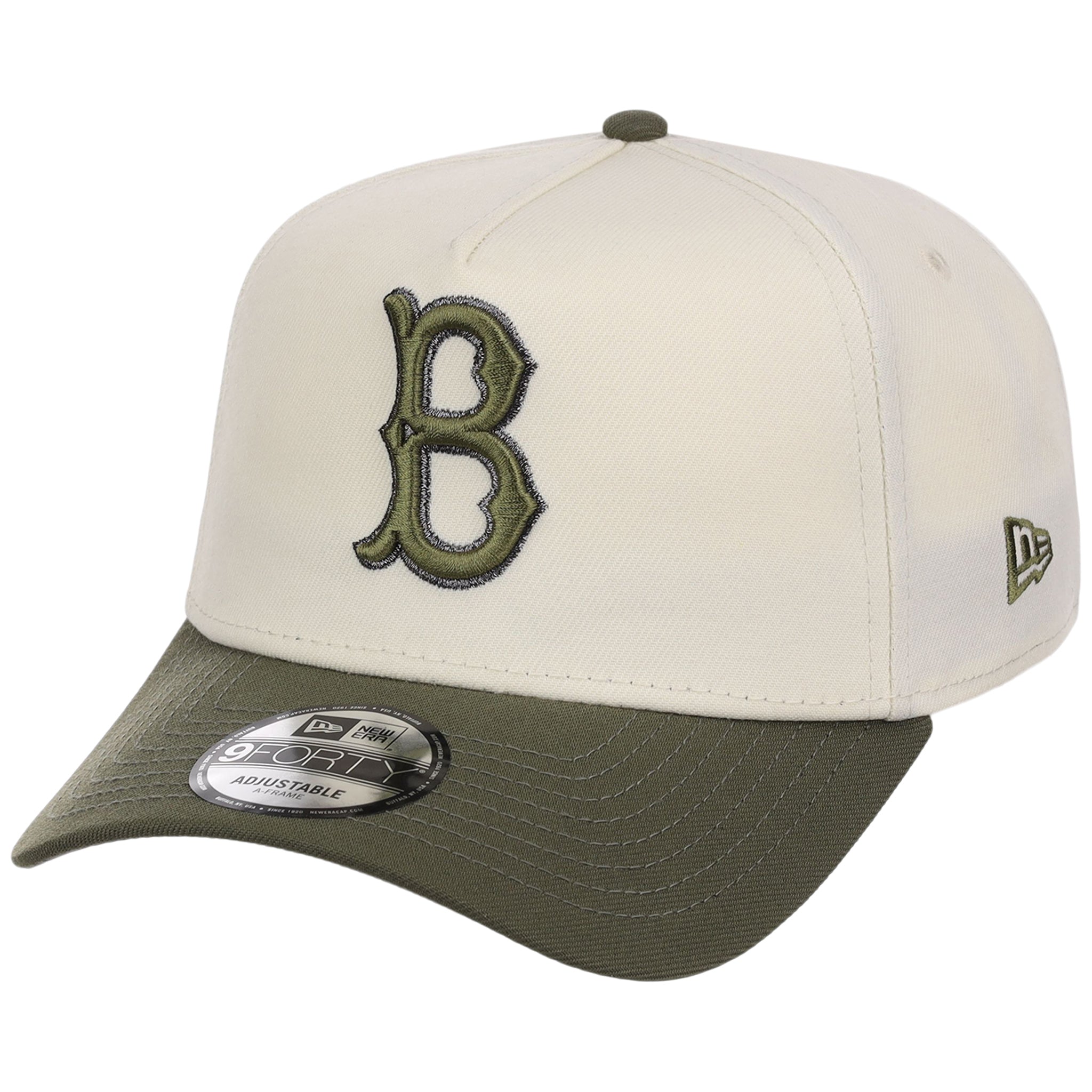 Brooklyn Dodgers MLB Chrome Olive New Era 9FORTY