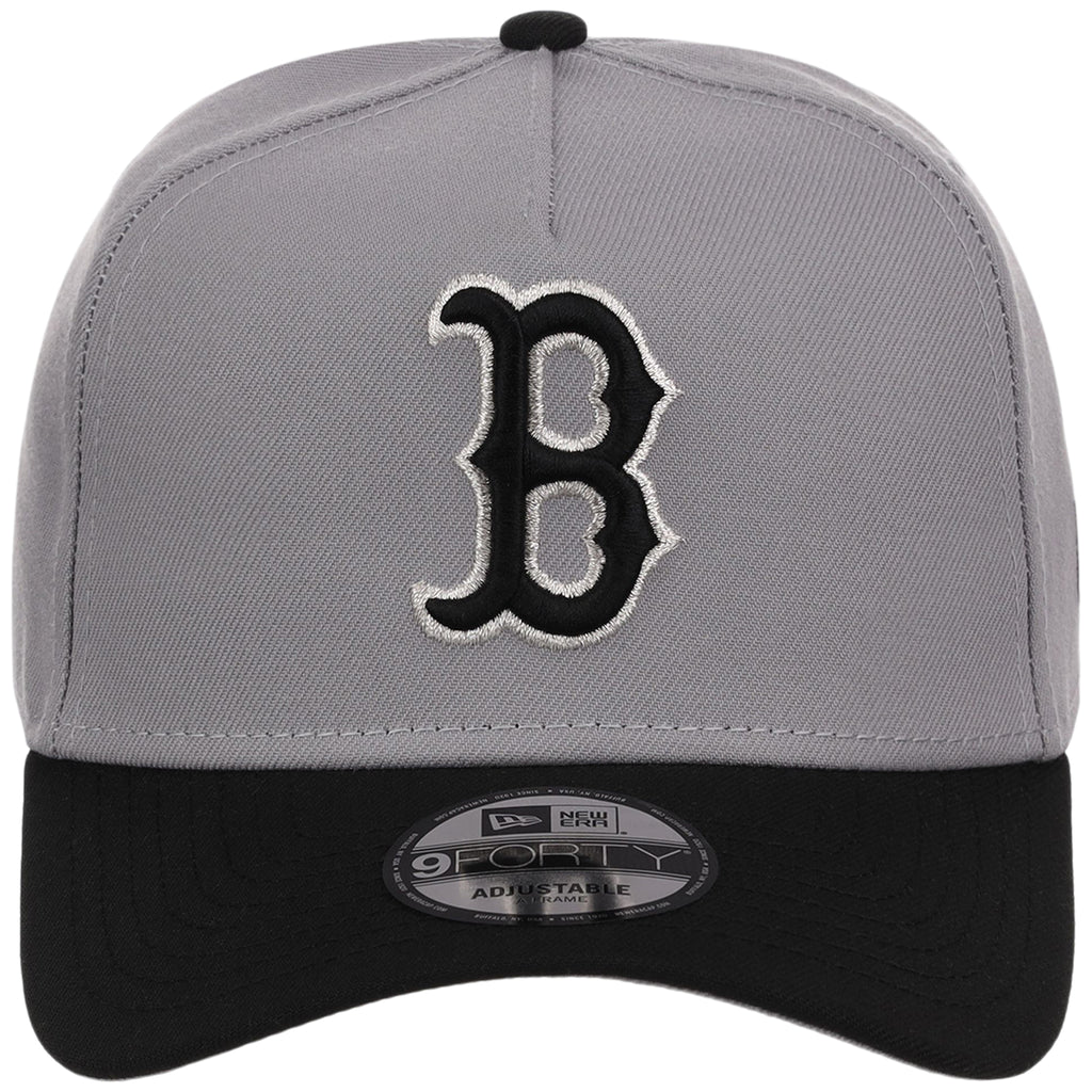 Boston Red Sox MLB Gray x Black FASHION CORE New Era 9FORTY A-Frame