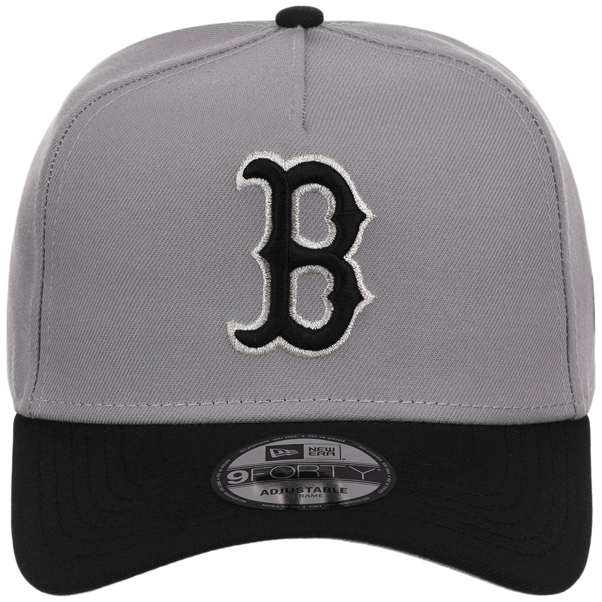 Boston Red Sox MLB Gray x Black FASHION CORE New Era 9FORTY A-Frame