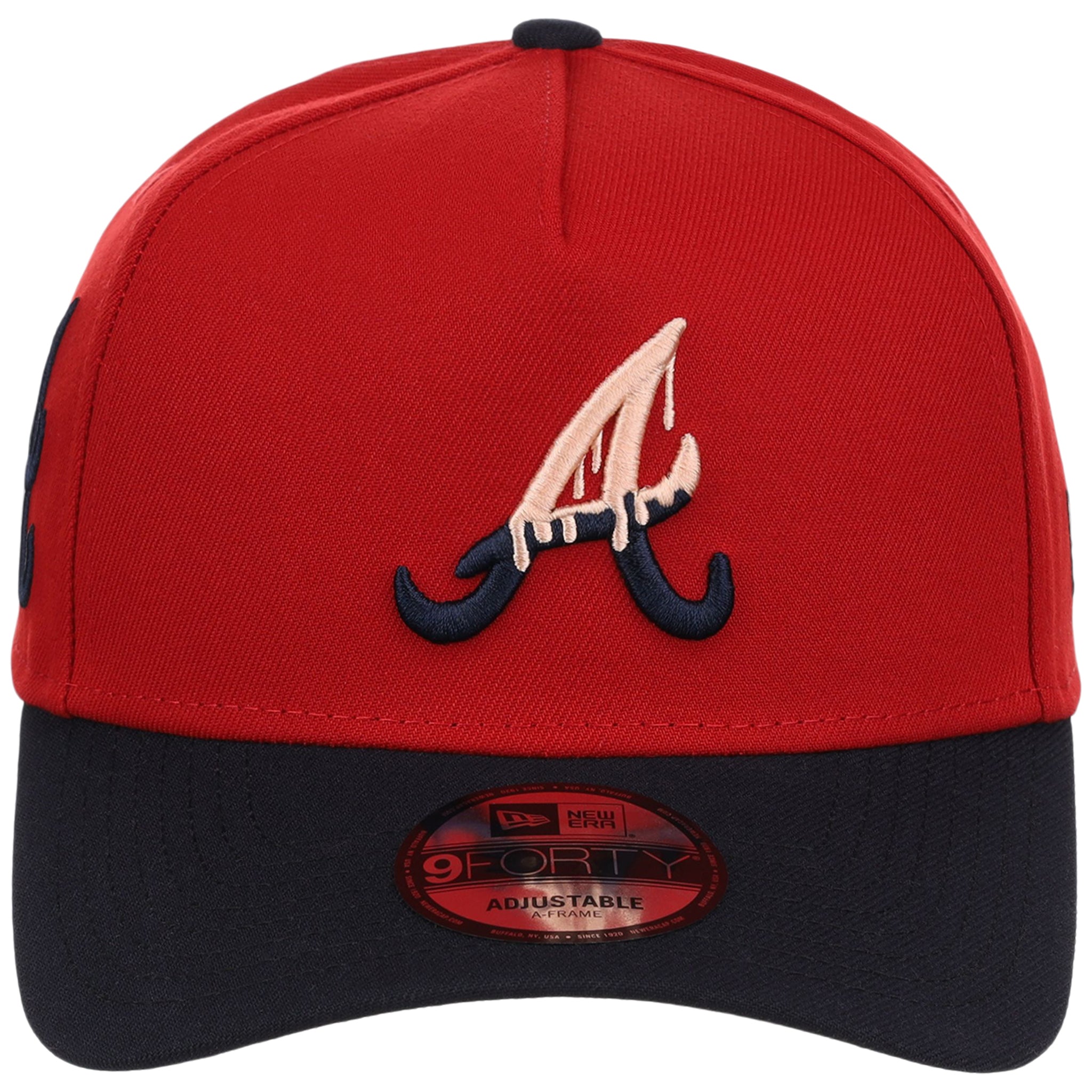 Atlanta Braves Peach Drip Atlanta Crown the City New Era 9FORTY