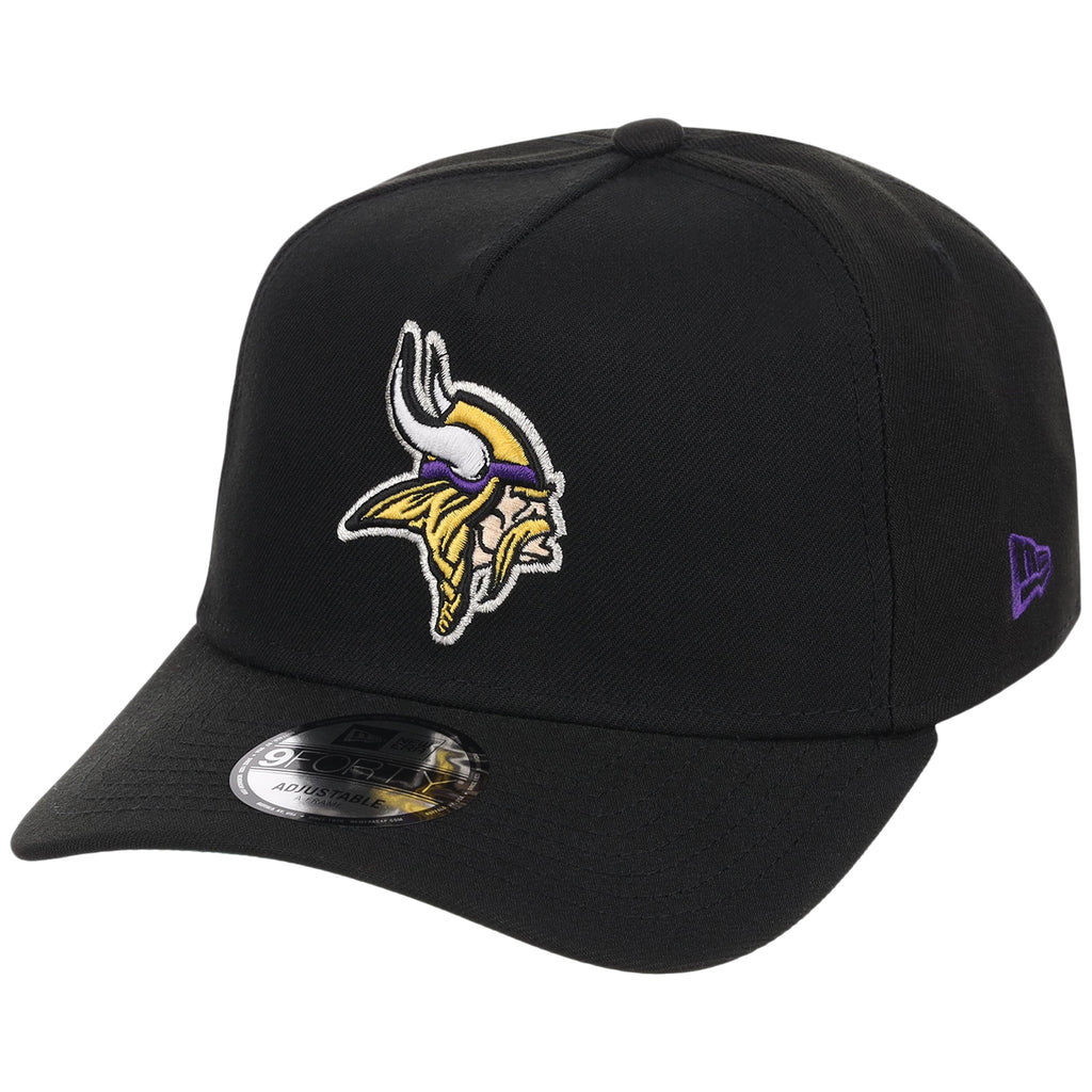 Minnesota Vikings NFL Black Dome New Era 9FORTY A-Frame