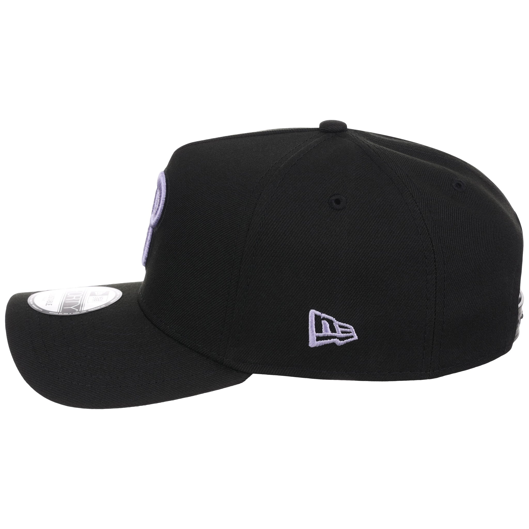 Philadelphia Phillies MLB Black x Lavender FASHION CORE New Era 9FORTY A-Frame