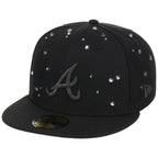 Atlanta Braves Quavo Georgia Pack Collection - New Era 59FIFTY "Iced Out" (Black/Black)