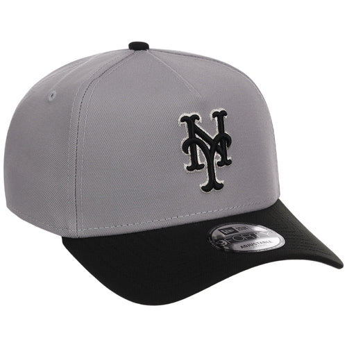 New York Mets MLB Gray x Black FASHION CORE New Era 9FORTY A-Frame