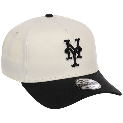 New York Mets MLB Chrome x Black FASHION CORE New Era 9FORTY A-Frame