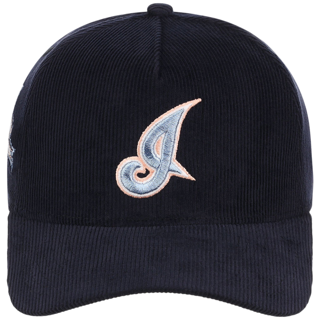 Cleveland Indians MLB Peach Ice Navy Cord New Era 9FORTY A-Frame – 5