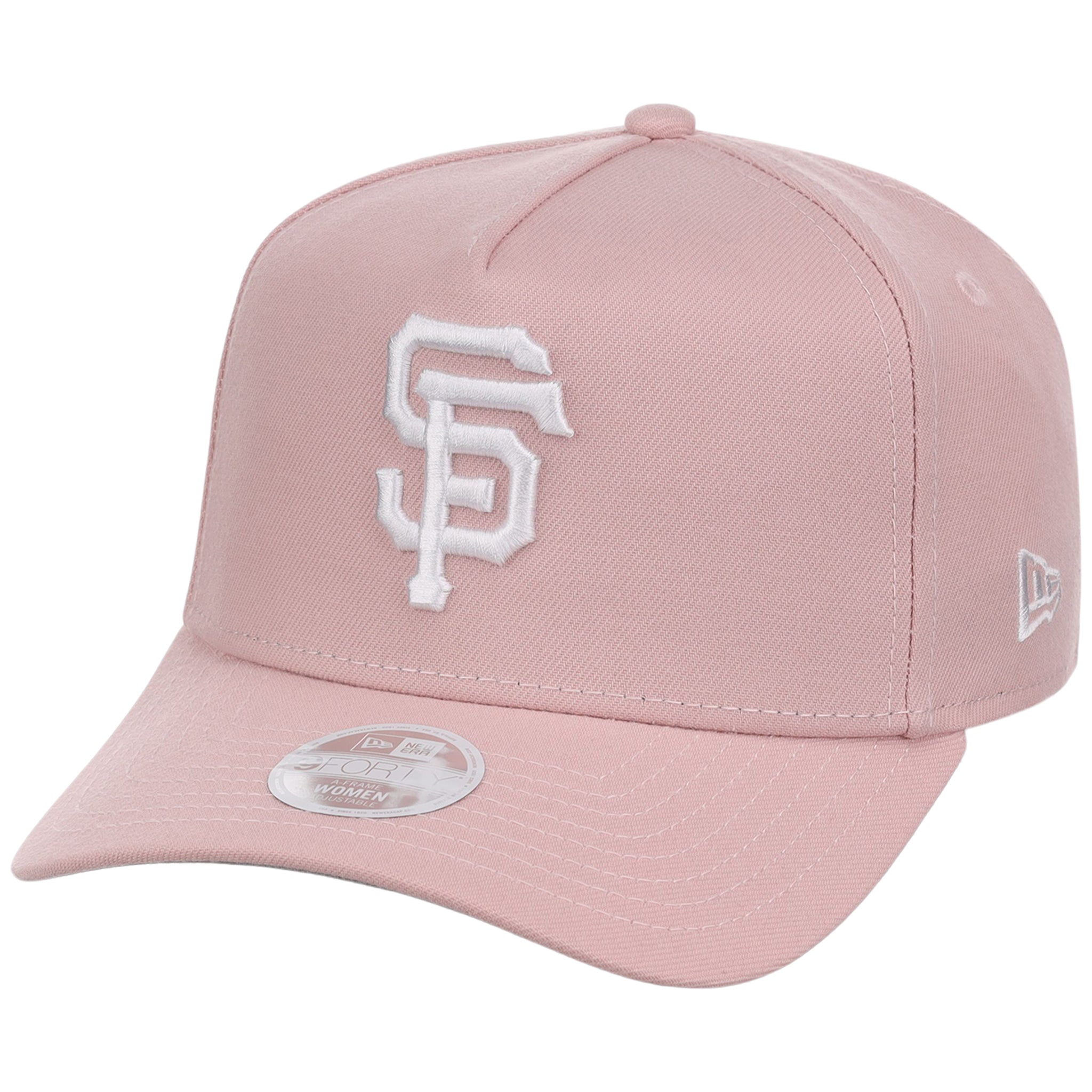 San Francisco Giants Women's New Era 9FORTY Pink A-Frame