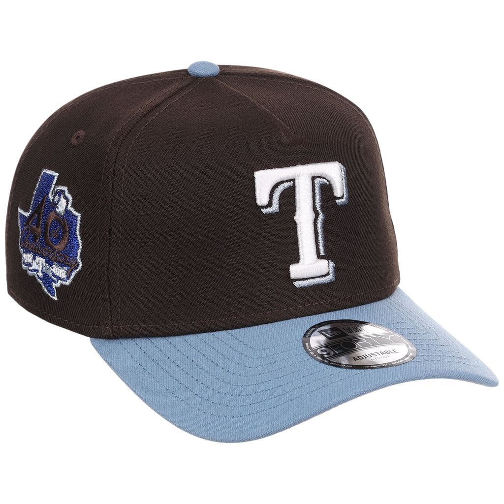 Texas Rangers MLB Driftwood Fade New Era 9FORTY A-Frame