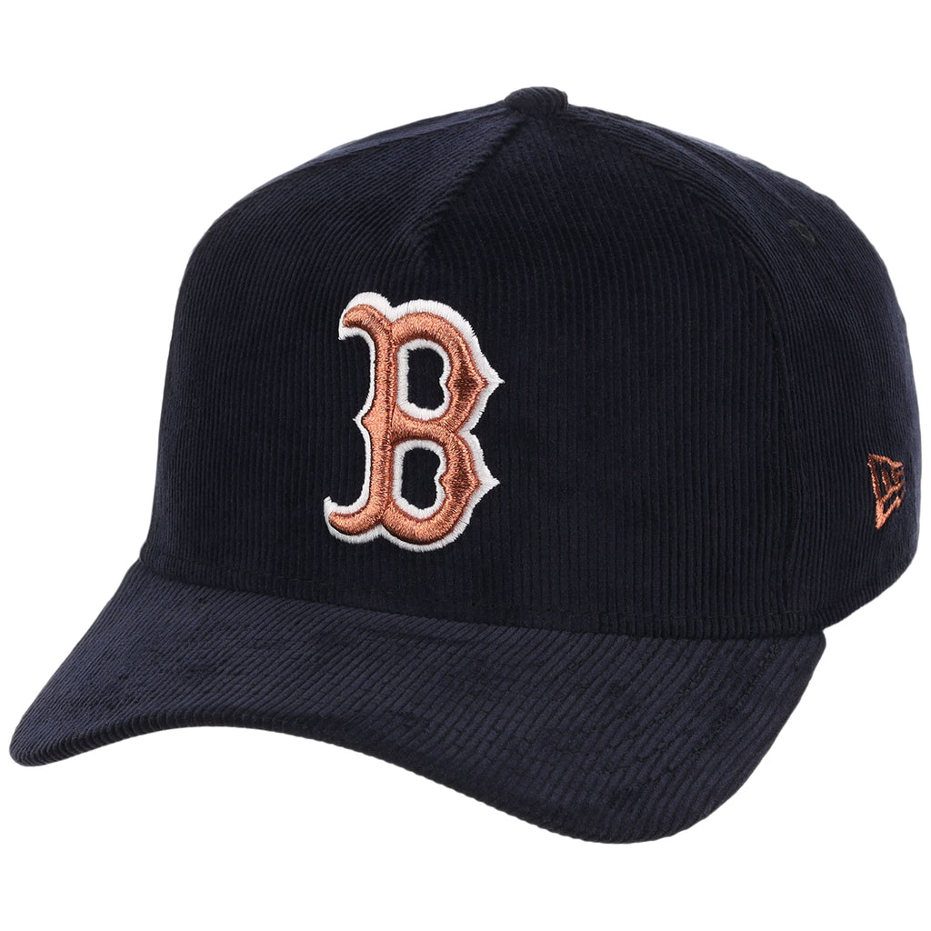 Boston Red Sox MLB Navy Cord FASHION CORE New Era 9FORTY A-Frame