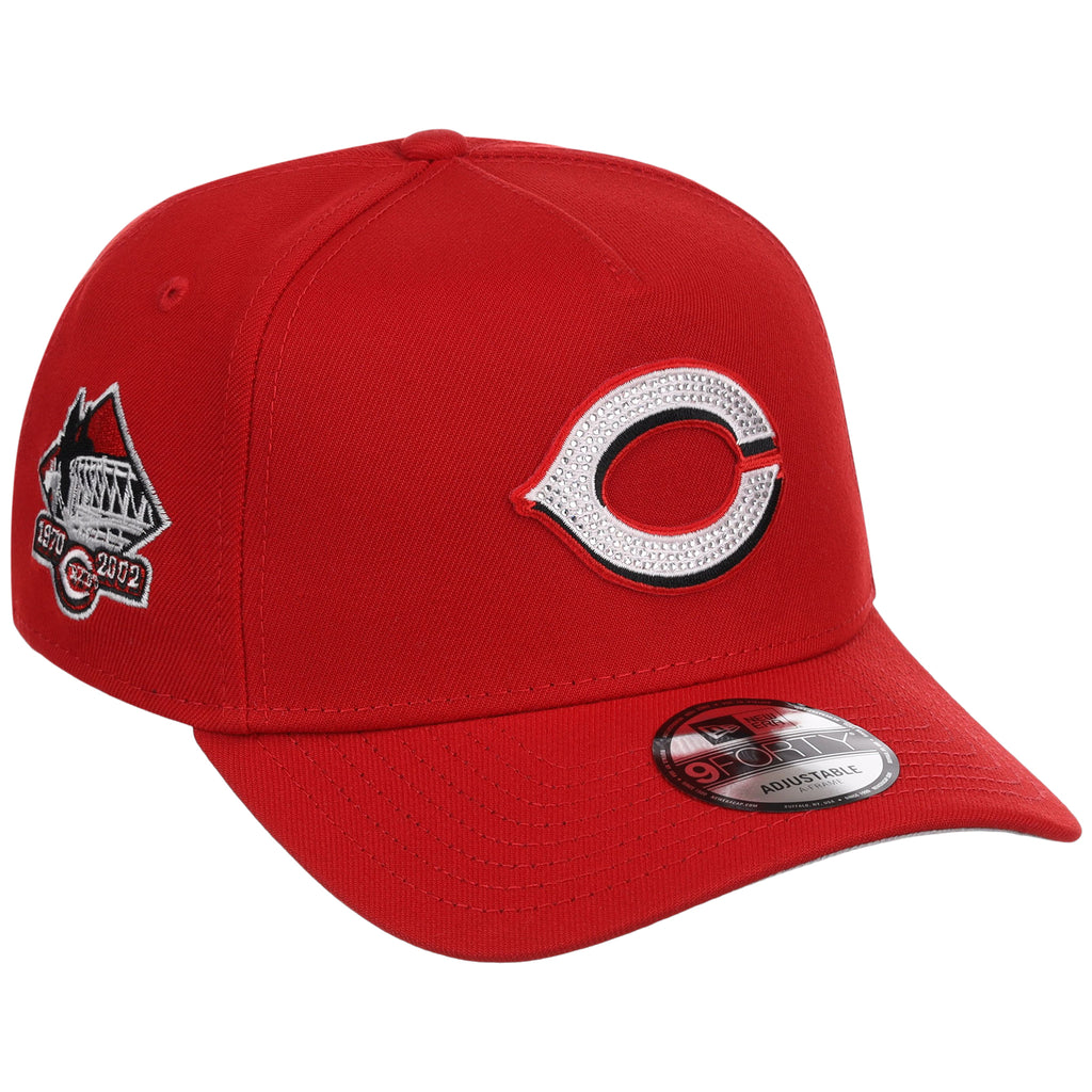 Cincinnati Reds MLB Diamond Bling New Era 9FORTY A-Frame