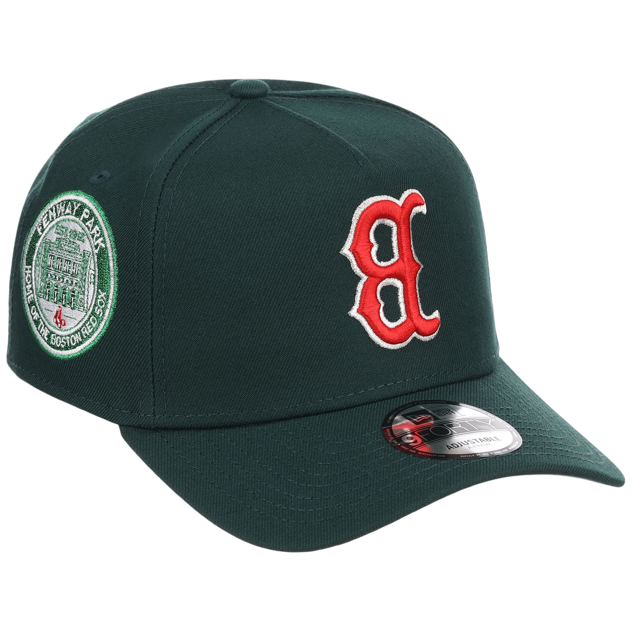 Boston Red Sox MLB Flipmode 2.0 New Era 9FORTY A-Frame (Dark Green/Dark Green/Gray)