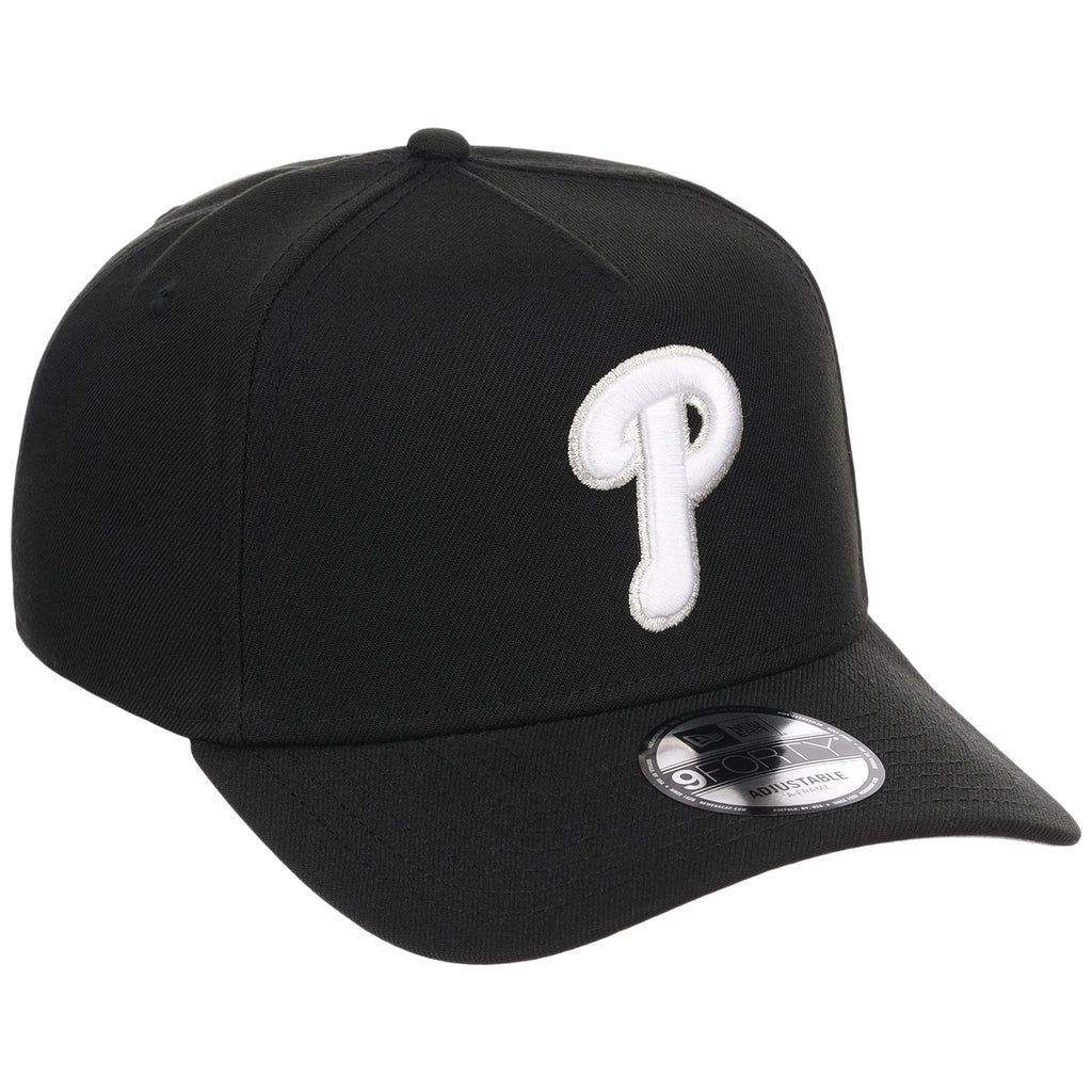 Philadelphia Phillies MLB Black x White FASHION CORE New Era 9FORTY A-Frame