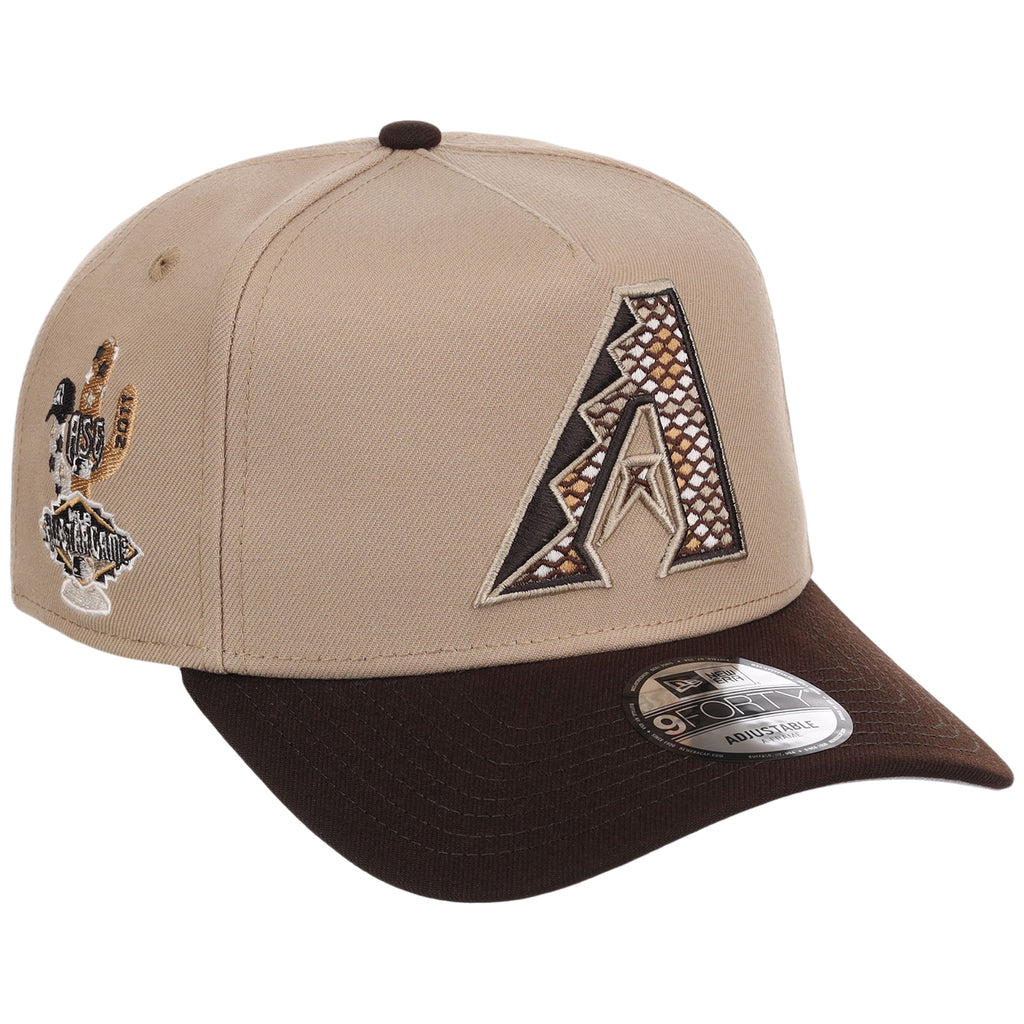 Arizona Diamondbacks Phoenix Crown the City New Era 9FORTY A-Frame (Camel/Dark Brown)