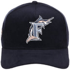 Florida Marlins MLB Peach Ice Navy Cord New Era 9FORTY A-Frame – 5