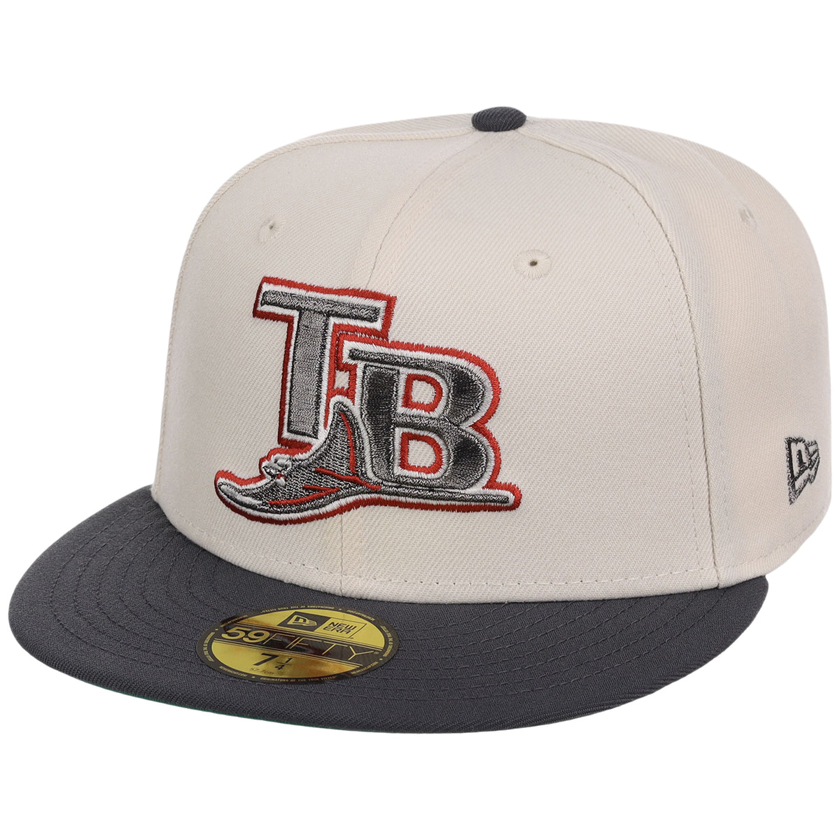 Tampa Bay Rays MLB Cream x Graphite New Era 59FIFTY – 4