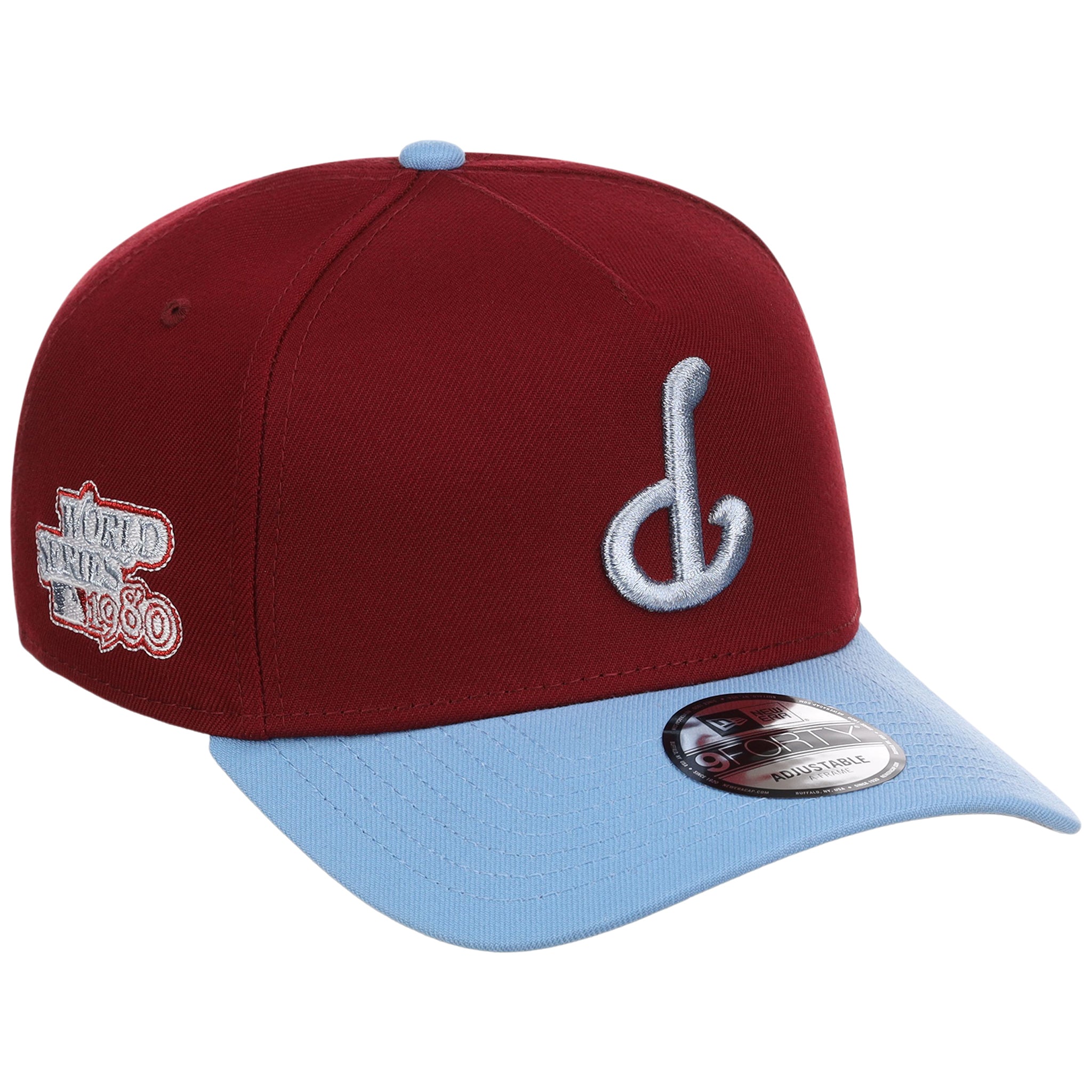 Philadelphia Phillies MLB Flipmode 2.0 New Era 9FORTY A-Frame (Cardinal/Sky/Gray)