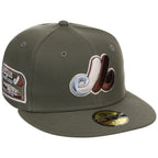 Montreal Expos MLB Olive Alloy New Era 59FIFTY